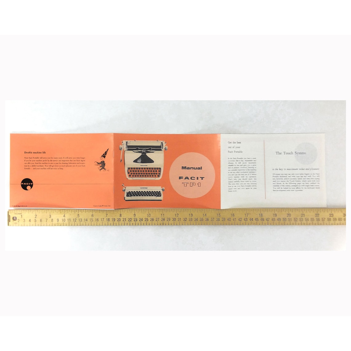 Facit typewriter manual Facit typewriter manual