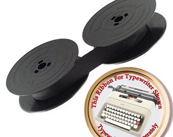 Nueva cinta de tinta negra para máquina de escribir Olivetti Lettera 35 o 35i, estilo vintage, portátil, de nailon.