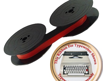Nueva cinta de tinta negra y roja para máquina de escribir Underwood 319 Olivetti