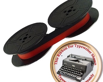 New Black & Red Ink Ribbon for Royal Arrow Typewriter 1948-1950 Vintage Portable Manual Dreyfuss Design Replacement