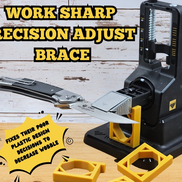 Brace For Worksharp Precision Adjust, Brace for Clamp Arm Compatible With Work sharp Precision Adjust
