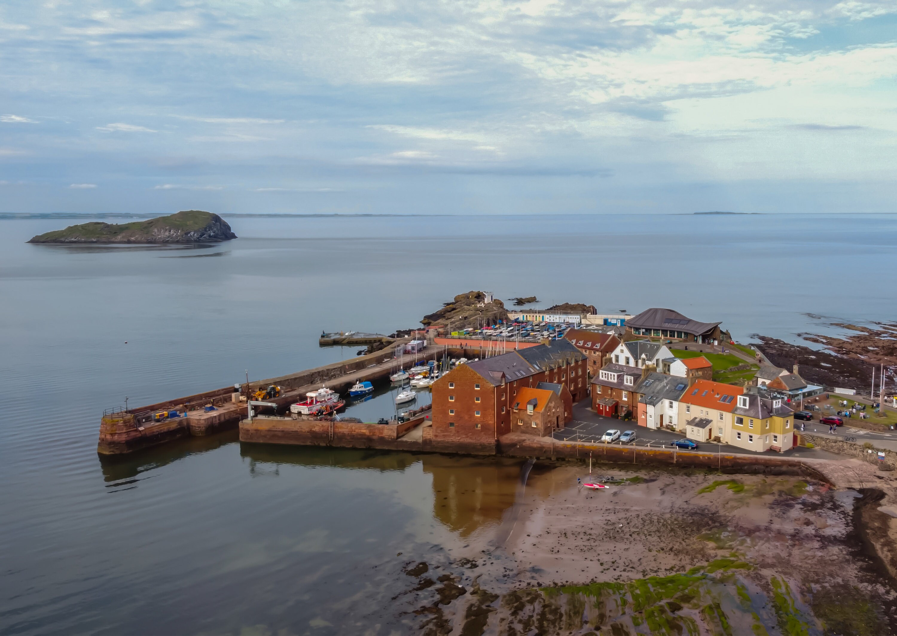 North Berwick Harbour Escocia Etsy
