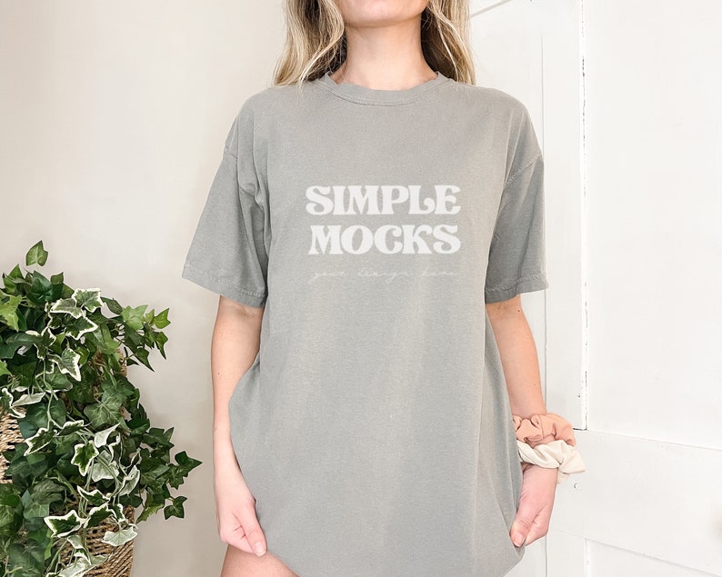 Download Comfort Colors Grey Mockup Grey Shirt Mockup Comfort Colors C1717 Grey Mockup Simple Mockup Model Mockup Digital Art Collectibles Vadel Com