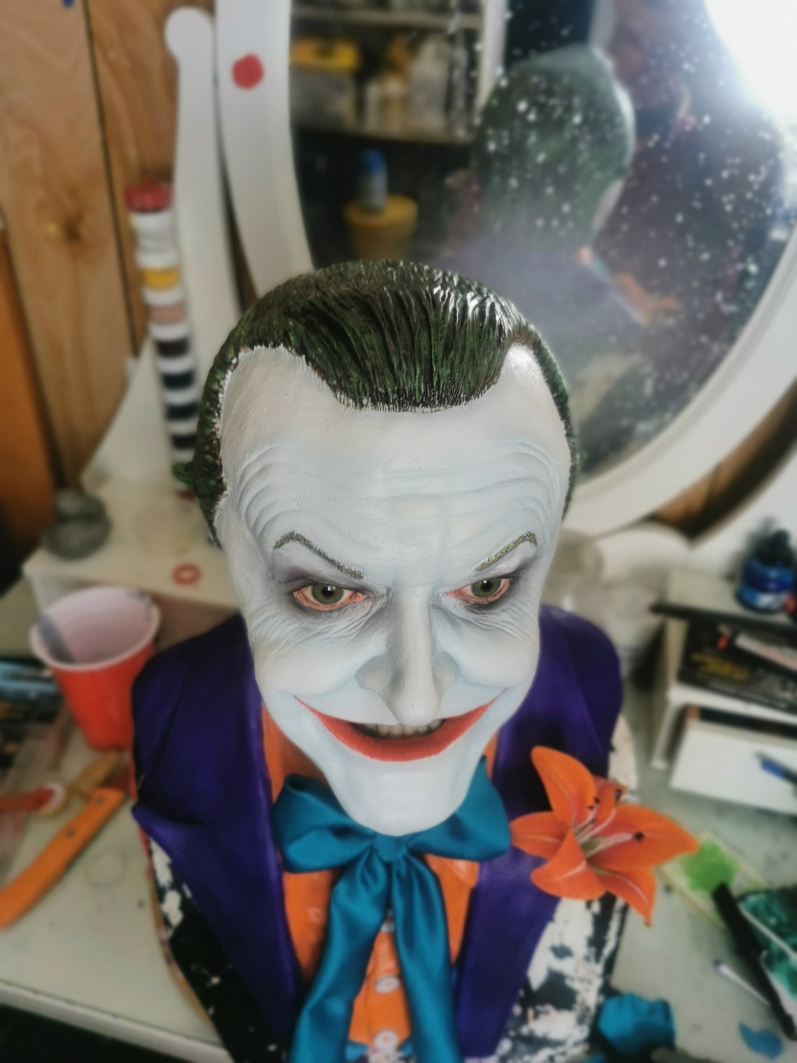 89 Resin Plastic Joker Bust Made to Order. | Etsy