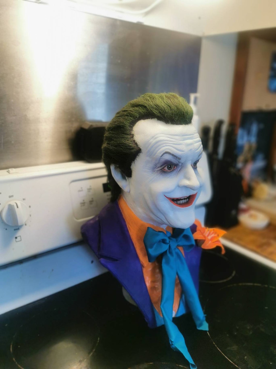 89 jack Nicholson joker resin plastic bust made to order Etsy