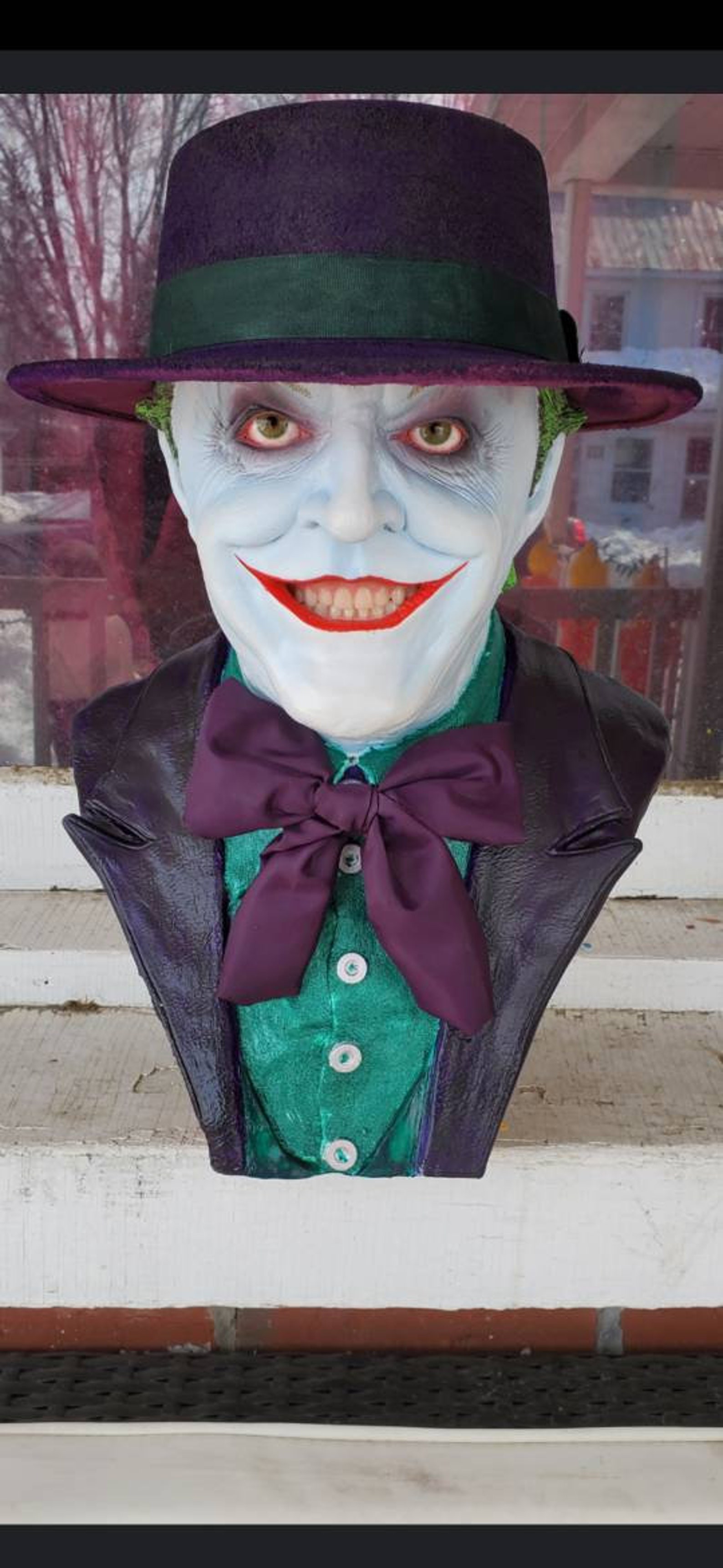 1989 jack Nicholson joker resin plastic bust made to order. Etsy