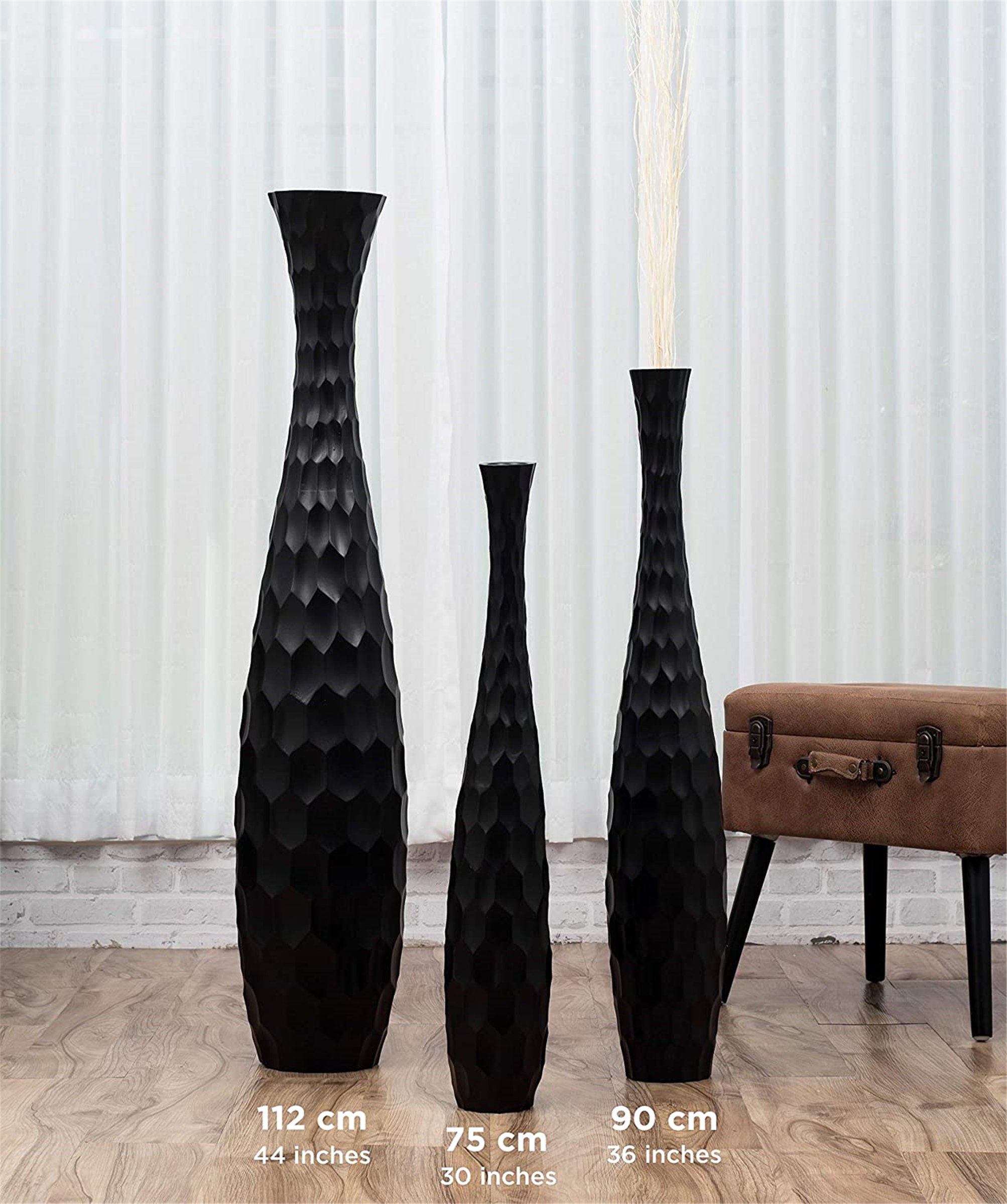 Leewadee Tall Big Floor Standing Vase for Home Decor 44 Etsy