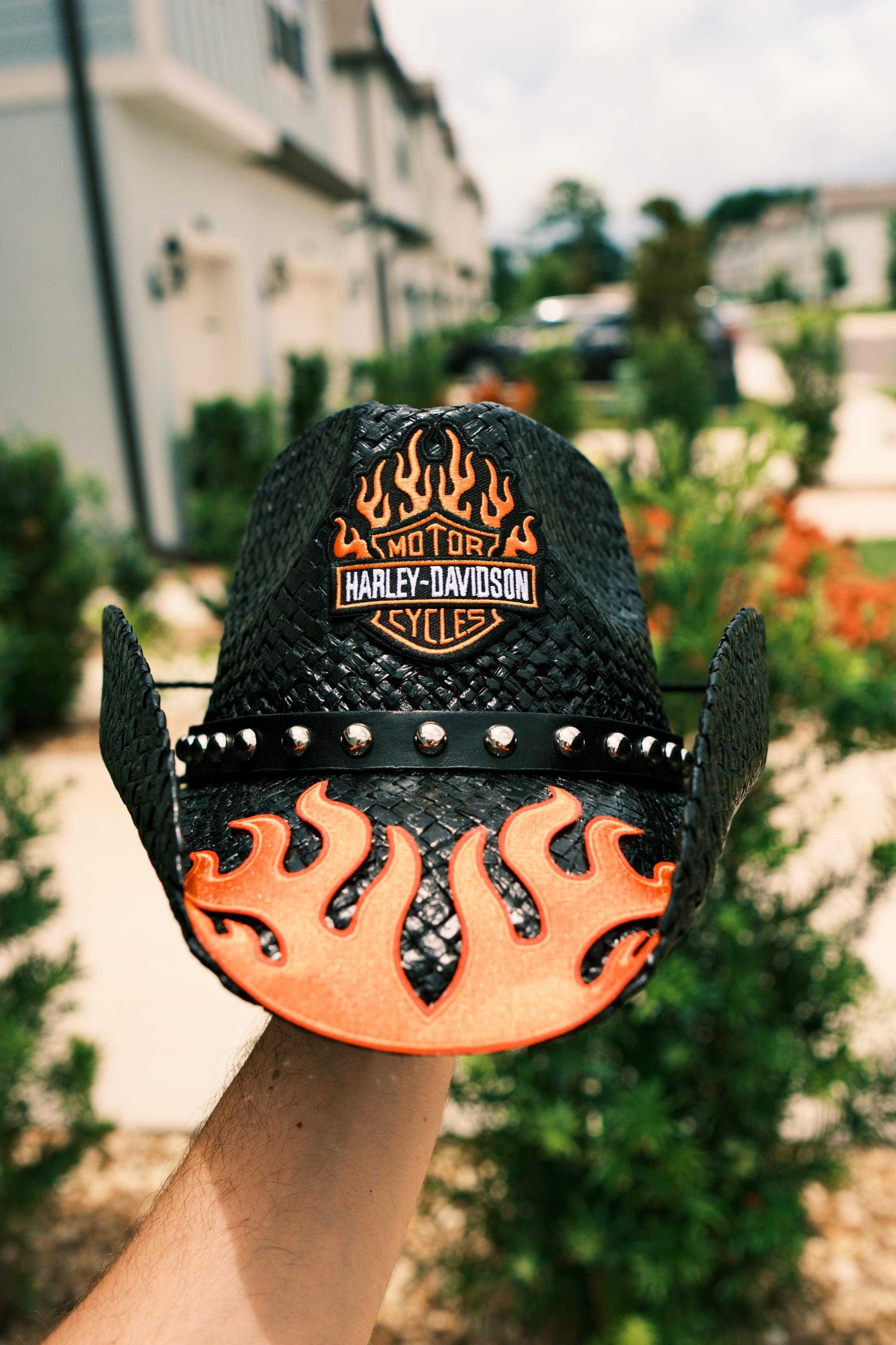 HARLEY DAVIDSON ウエスタンハット Harley Davidson Cowboy Hat - Etsy