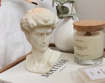 David Sculpture Candle|Birthday Gift|Candle Gift Ideas|Soy Candle|personalized gifts|best friend gifts|candles|home decor|self gift