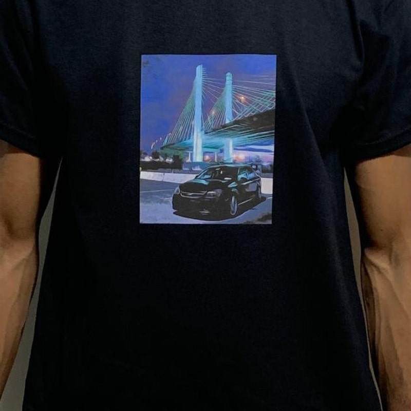 Crushed Cobalt Tee