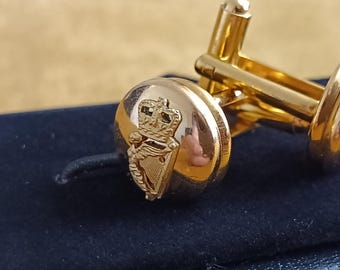 Irish Guards Tunic Button Cufflinks. Beautiful And Handmade in UK.