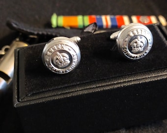 Historic RARE Vintage 1902 - 1953 Essex Constabulary Police Tunic Button Cufflinks.