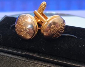 Queen's Household Cavalry / Royal Horse Guards vintage button Cufflinks. Handmade in UK.
