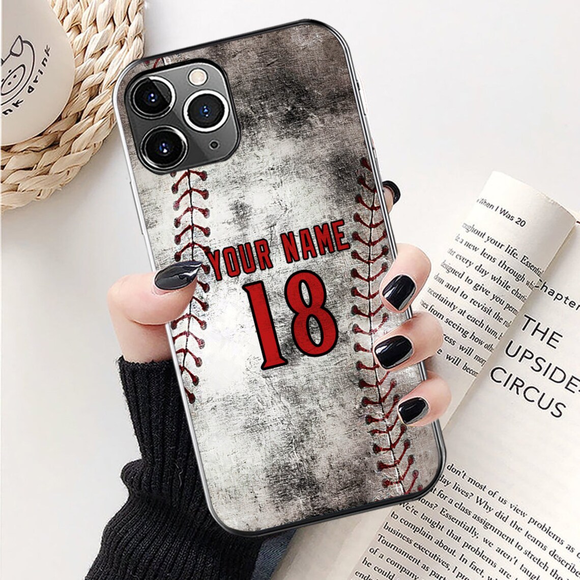 Personalized Baseball Phone Case Custom Name Number Player Etsy