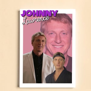 Johnny Lawrence Funny Cringe geïnspireerde A4-print (Cobra Kai) (300 gsm kaart)