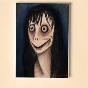 MOMO Horror - Hand Drawn A4 Digital Print - Etsy