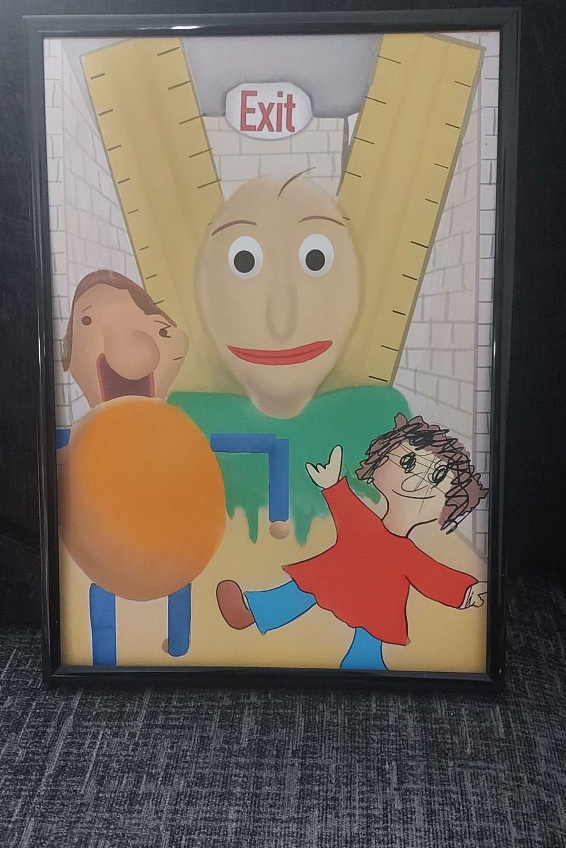 Baldis's Basics Hand Drawn Digital Print A4 - Etsy