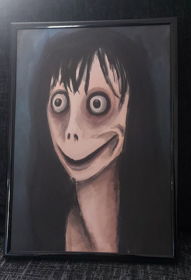 MOMO Horror Hand Drawn A4 Digital Print Etsy