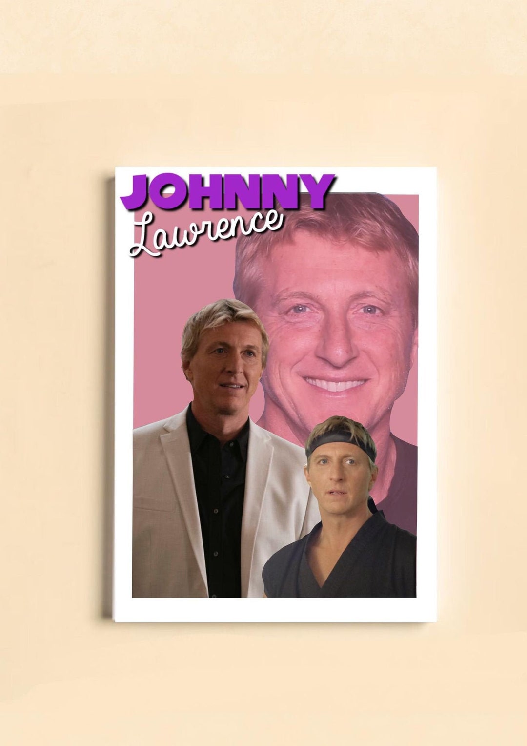 Johnny Lawrence Funny Cringe Inspired A4 Print cobra Kai Etsy