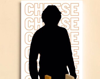 Cheese A4 Print - Funny Viral Meme Wall Art. James May Cheese