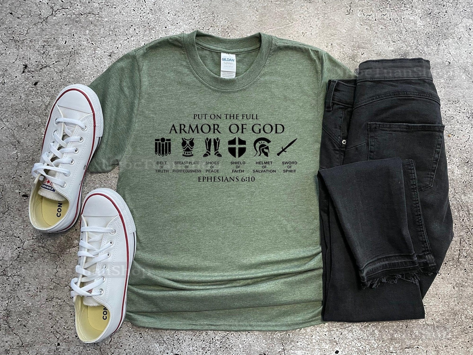 Armor of God Shirt Ephesians 6 Christian Tshirts Pastor Etsy