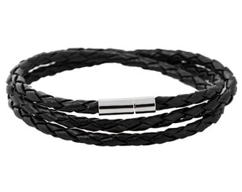 PU Leather Braided Wrap Bracelet