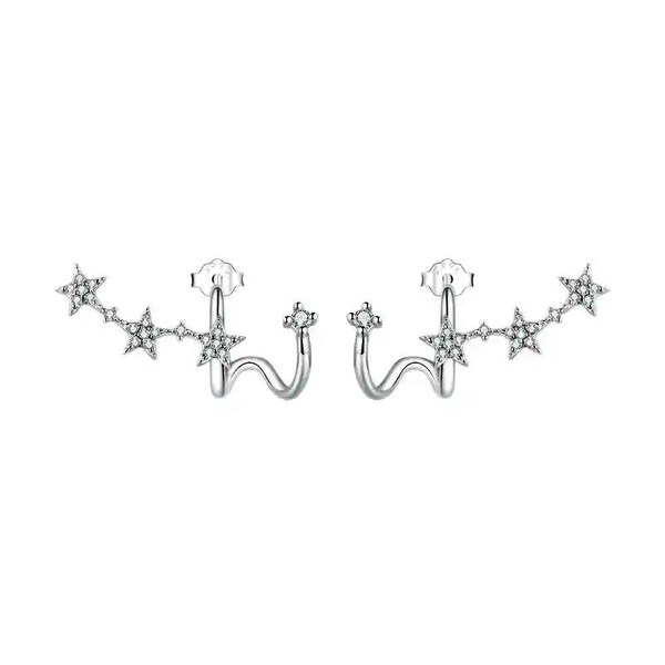 Sterling Silver Constellation Stud Hypoallergenic Earrings