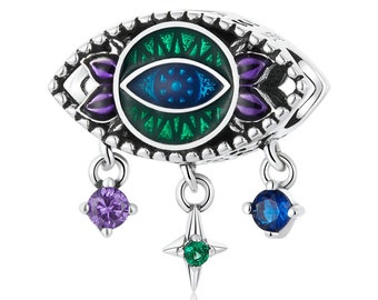 Sterling Silver Mystic Eye Hypoallergenic Charm