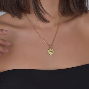 Cancer Zodiac Sign Handmade Gold Plated Charm Necklace, Silver Cancer Pendant, Cancer Zodiac Sign Jewelry, Animal Necklace, Crab Necklace
