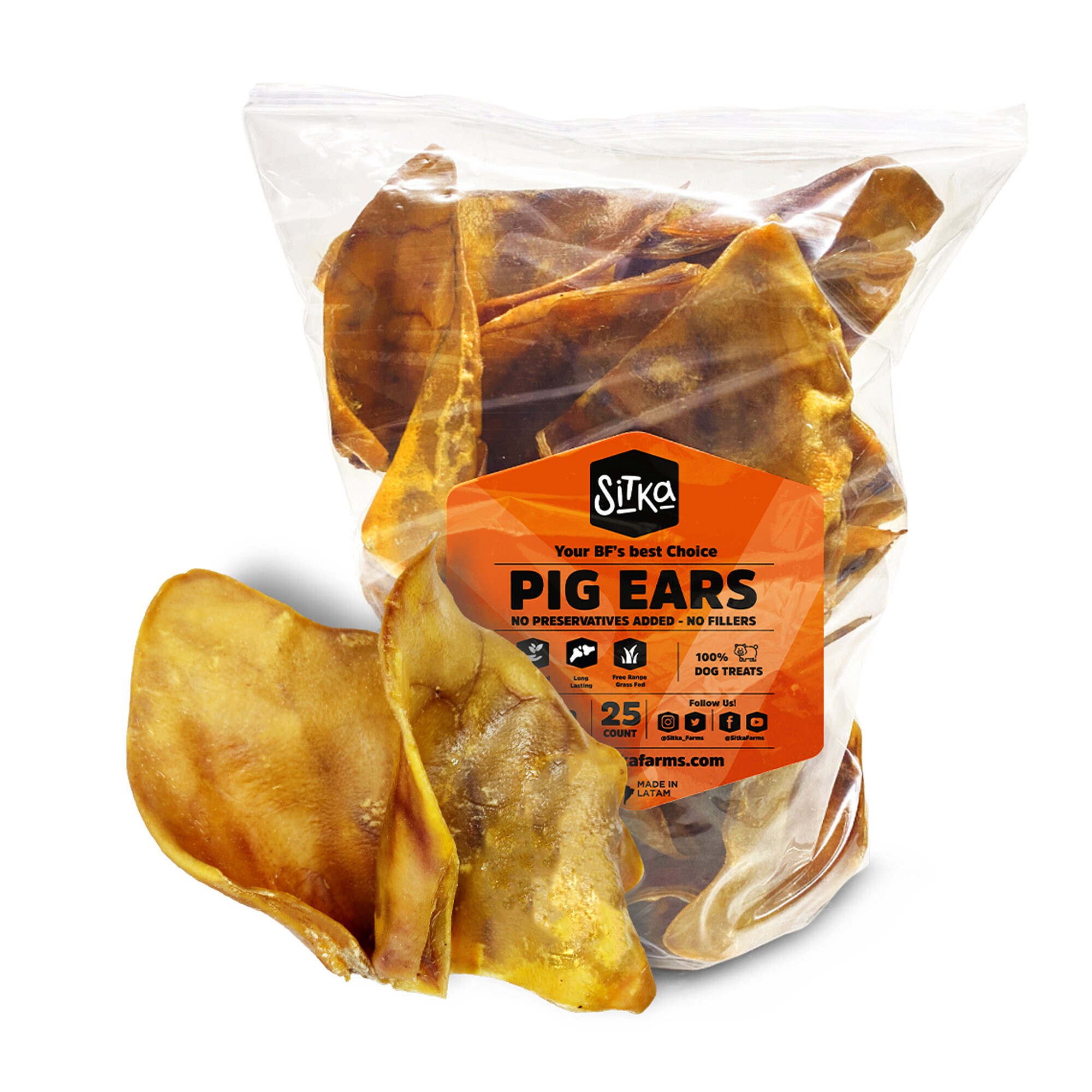 what are pig ears for dogs made of