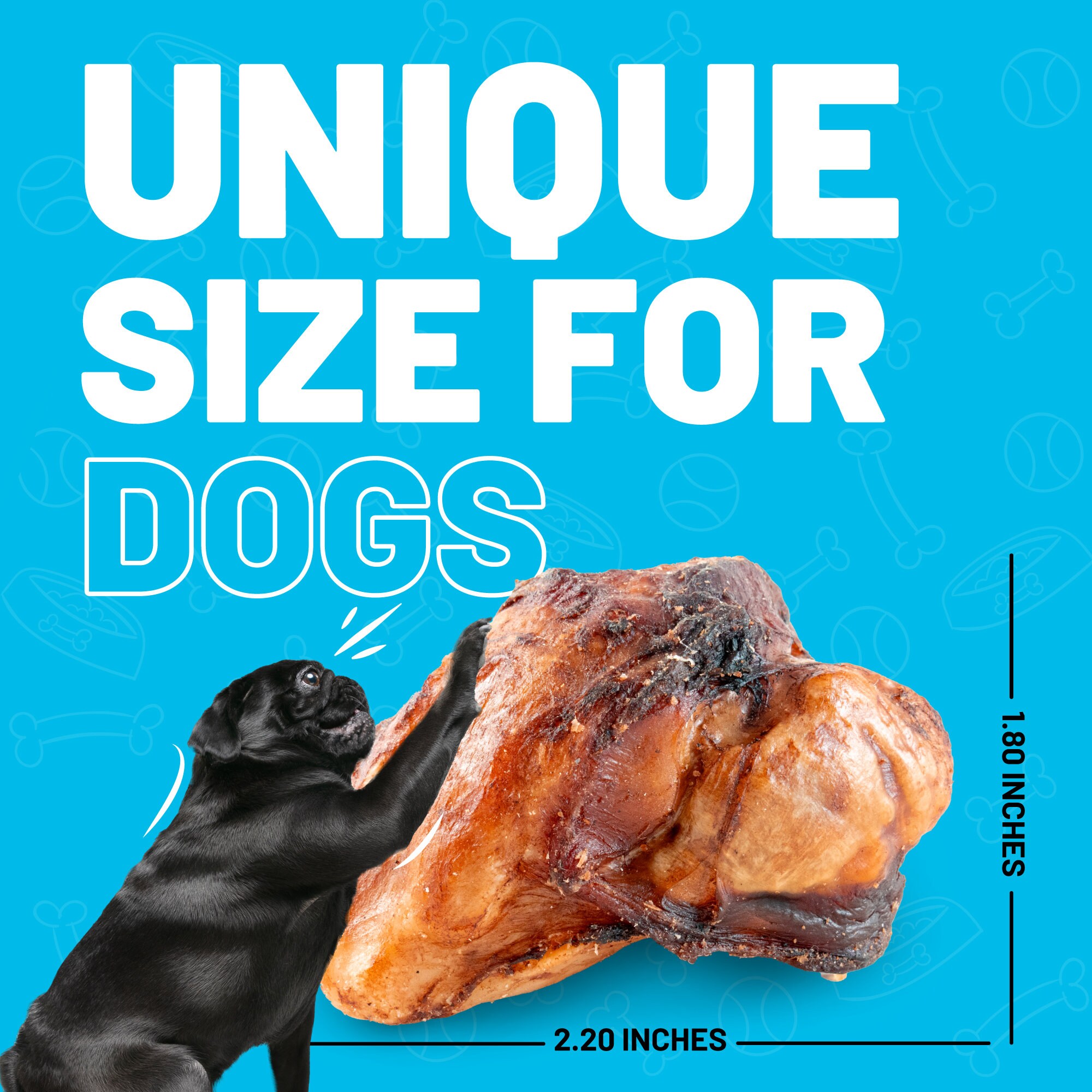 Beef Knee Caps for Dogs Long Lasting Chew Bone for Medium and Large ...