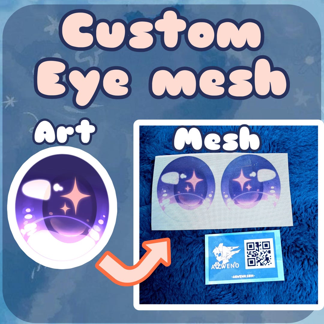 Custom Fursuit Eye Printing Mesh - Etsy