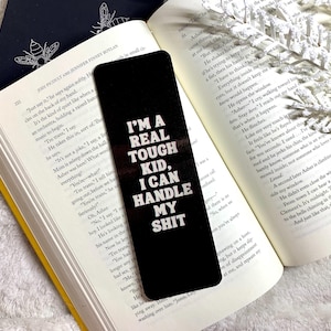 Tough Kid Bookmark | Handmade Bookmarks | Laminated | Gift for Book Lovers, Pop Culture Merchandise