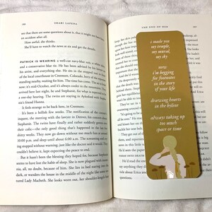 Only Tolerated Bookmark | Handmade Bookmarks | Laminated | Gift for Book Lovers, Pop Culture Merchandise