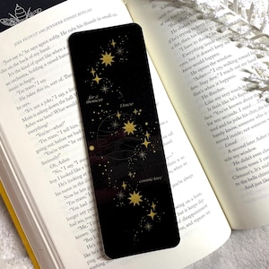 Cosmic Love Bookmark | Handmade Bookmarks | Laminated | Gift for Book Lovers, Pop Culture Merchandise