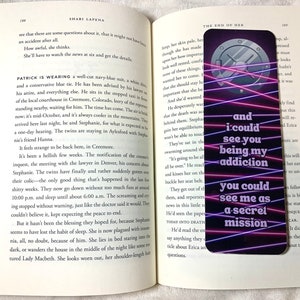 Secret Mission Bookmark | Handmade Bookmarks | Laminated | Gift for Book Lovers, Pop Culture Merchandise