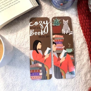 Cozy Bookshelf Bookmark Collection | Handmade Bookmarks | Laminated | Gifts for Readers, Bookish Merchandise, Self Care