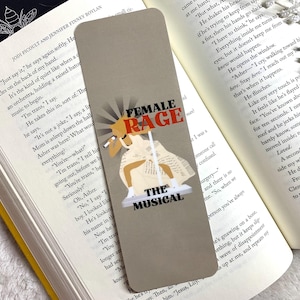 Girlie Rage Bookmark | Handmade Bookmarks | Laminated | Gift for Book Lovers, Pop Culture Merchandise
