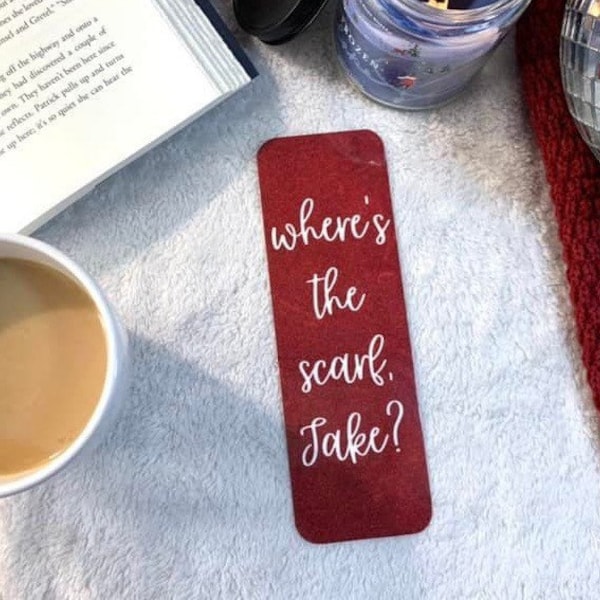 Where's The Scarf? Bookmark | Handmade Bookmarks | Laminated | Gifts for Readers and Book Lovers, Bookish Merchandise