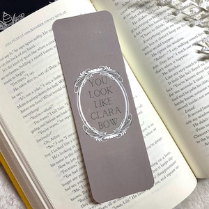 C. Bow Mirror Bookmark | Handmade Bookmarks | Laminated | Gift for Book Lovers, Pop Culture Merchandise