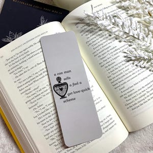 Get-Love-Quick Scheme Bookmark | Handmade Bookmarks | Laminated | Gift for Book Lovers, Pop Culture Merchandise