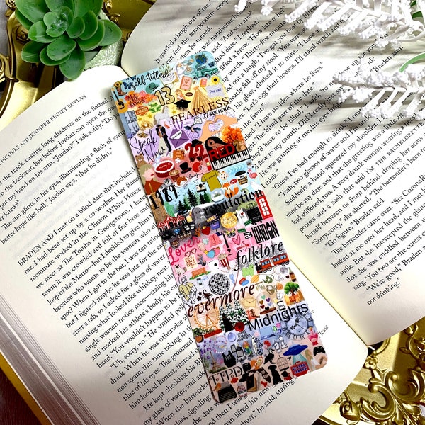 Tay's Eras Inspired bookmark | Handmade Bookmarks | Laminated | Gift for Book Lovers, Pop Culture Merchandise