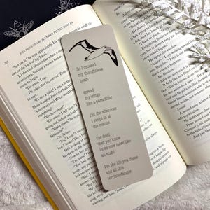 Spread My Wings Bookmark | Handmade Bookmarks | Laminated | Gift for Book Lovers, Pop Culture Merchandise