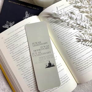 Let It Stay Buried Bookmark | Handmade Bookmarks | Laminated | Gift for Book Lovers, Pop Culture Merchandise
