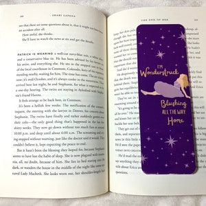 Blushing Home Bookmark | Handmade Bookmarks | Laminated | Gift for Book Lovers, Pop Culture Merchandise