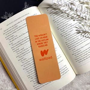 Fanfic Asylum Bookmark | Handmade Bookmarks | Laminated | Gift for Book Lovers, Pop Culture Merchandise