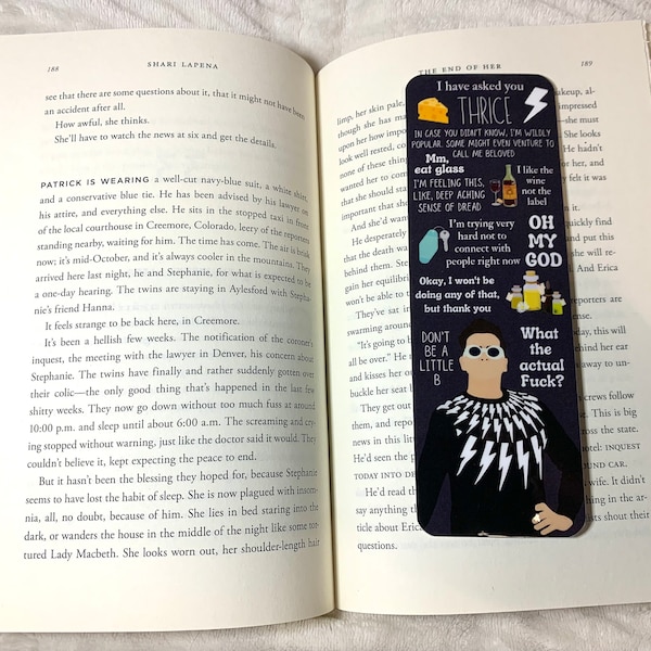OH MY GOD! Quote Collage Bookmark | Inspired by Television | handmade Bookmarks | Individual or Set | Laminated | Gifts for Readers
