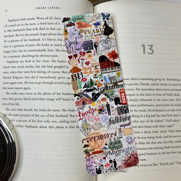 Tay's Eras Inspired bookmark | Handmade Bookmarks | Laminated | Gift for Book Lovers, Pop Culture Merchandise