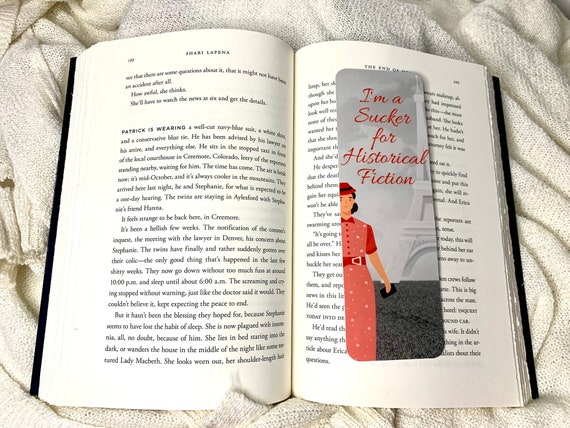 Historical Fiction Bookmark | Reader Gift, Paris Design