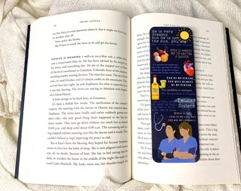 Twisted Sisters Bookmark | Medical Drama, Pop Culture (Laminated)